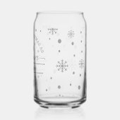 Gepersonaliseerde Eerste Kerstdag meneer en mevrou Blikvorm Glas (Achterkant)