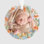 Gepersonaliseerde eerste Kerstmis als grootouders Ornament (achterkant)