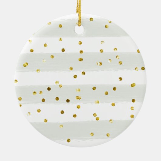 Gepersonaliseerde eerste kerstversiering keramisch ornament (Achterkant)