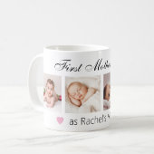 Gepersonaliseerde eerste Moederdag-foto Koffiemok (Voorkant links)