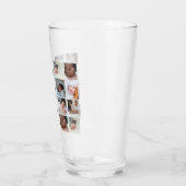 Gepersonaliseerde eerste Moederdag fotocollage Glas (Links)