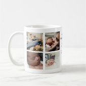 Gepersonaliseerde eerste Moederdag fotocollage Koffiemok (Links)
