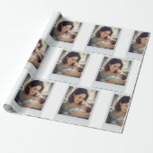 Gepersonaliseerde eerste Moederdag na adoptie Cadeaupapier (Uitgerold)