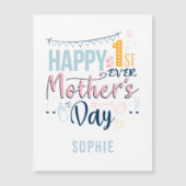 Gepersonaliseerde eerste Moederdag ooit 1e keer ma (Voorkant)