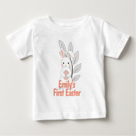Gepersonaliseerde Eerste Paashaas Kinder Shirt
