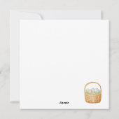 Gepersonaliseerde Eerste Paasschotel, 1e Paaslam K Feestdagenkaart (Achterkant)