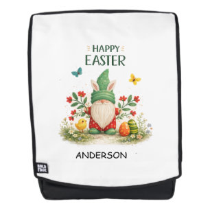 Gepersonaliseerde eerste Pasen mini tas met naam N