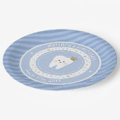 Gepersonaliseerde eerste tand papieren bordje (Gekanteld)