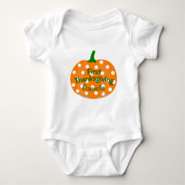 Gepersonaliseerde eerste Thanksgiving Baby Tutu T- Romper