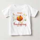 Gepersonaliseerde eerste Thanksgiving geïllustreer (Voorkant)