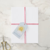 Gepersonaliseerde eerste verjaardag Baby shower zo Cadeaulabel (Met Touw)