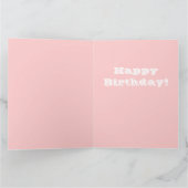 Gepersonaliseerde eerste verjaardag kaart (Binnen)