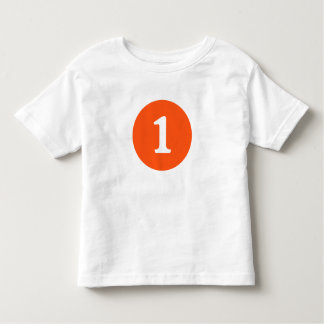 Gepersonaliseerde eerste verjaardag kinder shirts