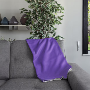 Gepersonaliseerde effen kleur fleece deken