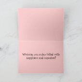 Gepersonaliseerde egel en cupcake kaart (Binnen)