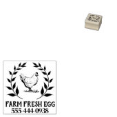  gepersonaliseerde ei ronde stempel (Gestempeld)