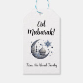 Gepersonaliseerde EID Mubarak cadeau Labels Cadeaulabel (Voorkant)