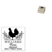 gepersonaliseerde eierstempel rubberstempel (Gestempeld)