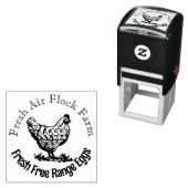 Gepersonaliseerde  eierstempel  zelfinktende stempel (In situ)