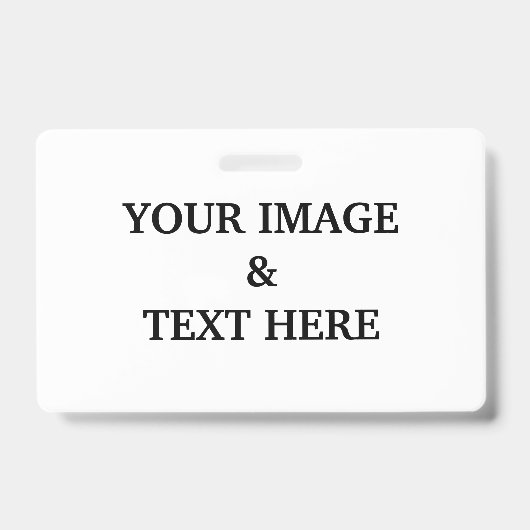 Gepersonaliseerde eigen foto badge (Voorzijde)