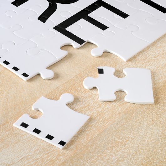 Gepersonaliseerde eigen foto legpuzzel (Zijkant)