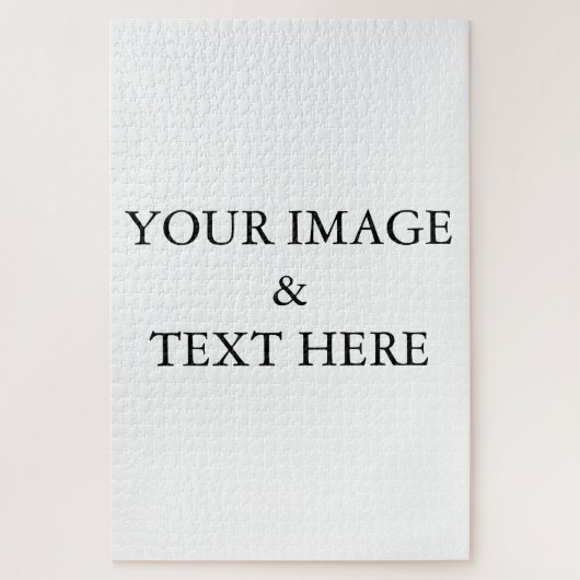 Gepersonaliseerde eigen foto legpuzzel (Verticaal)