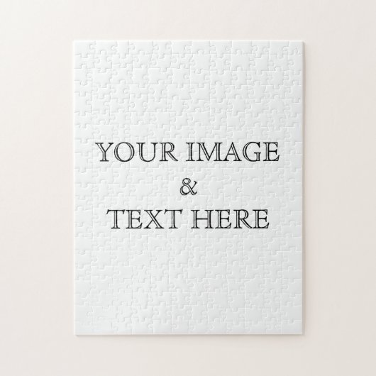 Gepersonaliseerde eigen foto legpuzzel (Verticaal)