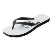 Gepersonaliseerde eigen foto teenslippers (Schuin)