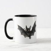 Gepersonaliseerde eigenzinnige Halloween Bat Koffi Mok (Links)