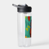 Gepersonaliseerde eigenzinnige kleurrijke Folk Art Waterfles (Rechts)