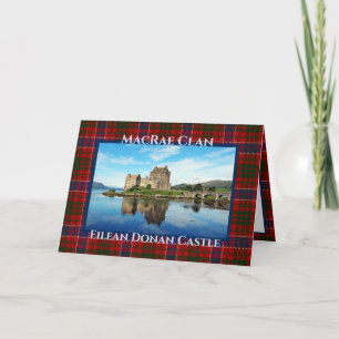 Gepersonaliseerde Eilean Donan Castle - MacRae Cla Kaart