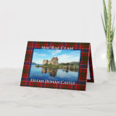Gepersonaliseerde Eilean Donan Castle - MacRae Cla Kaart (Voorkant)