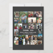 Gepersonaliseerde eindejaarsfamilie 22 Foto-collag Feestdagenkaart (Voorkant)