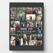 Gepersonaliseerde eindejaarsfamilie 22 Foto-collag Fotoplaat (voorkant)