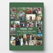 Gepersonaliseerde eindejaarsfamilie 22 Foto-collag Fotoplaat (voorkant)