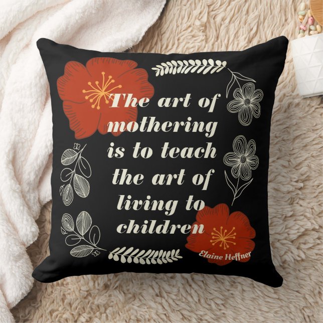 GEPERSONALISEERDE ELAINE HEFFRON QUOTE VOOR MOEDER KUSSEN (Deken)