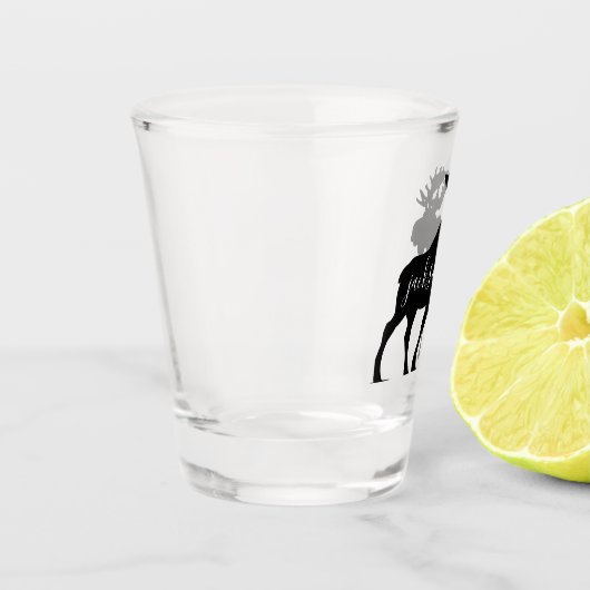 gepersonaliseerde eland shot glas (Links)