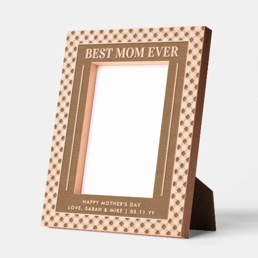 Gepersonaliseerde Elegant Beste Moeder Ooit Moeder Gegraveerde Lijstjes (Links)