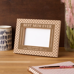Gepersonaliseerde Elegant Beste Moeder Ooit Moeder Gegraveerde Lijstjes