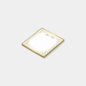 gepersonaliseerde elegant border post-it notes (Schuin)