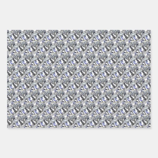 Gepersonaliseerde Elegant Diamonds Inpakpapier Vel (Voorkant 2)