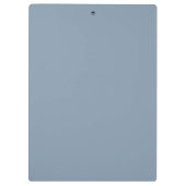 Gepersonaliseerde Elegant Dusty Blauw Monogram en Klembord (Achterkant)