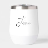 Gepersonaliseerde Elegant Monogram Bruidsmeisje (Voorkant)