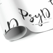 Gepersonaliseerde Elegant PsyD Doctor in de Psycho Cadeaupapier (Rol Hoek)