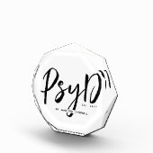 Gepersonaliseerde Elegant PsyD Doctor in de Psycho Fotoblokken (Rechts)