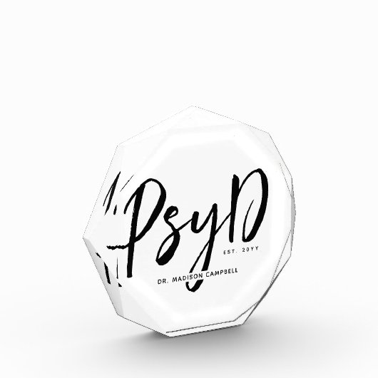 Gepersonaliseerde Elegant PsyD Doctor in de Psycho Fotoblokken (Links)