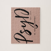 Gepersonaliseerde Elegant PsyD Doctor in de Psycho Legpuzzel (Verticaal)