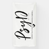 Gepersonaliseerde Elegant PsyD Doctor in de Psycho Spandoek (Verticaal)