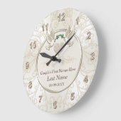 Gepersonaliseerde Elegant Wedding Gifts voor paren Grote Klok (Hoek)