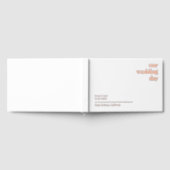 Gepersonaliseerde Elegant Wedding Receptie Verlovi Gastenboek (Volledig)